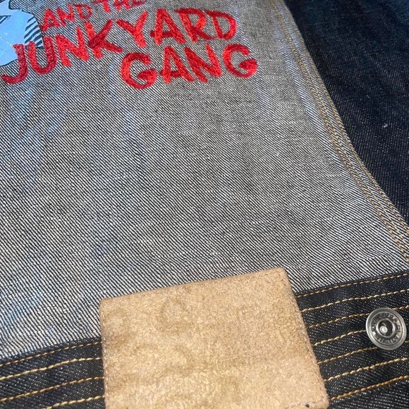 SUPER RARE VINTAGE FAT ALBERT AND THE JUNKYARD GANG JEAN JACKET DEADSTOCK XXL - Picture 2 of 4
